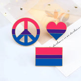 Bisexual Enamel Pins Collection
